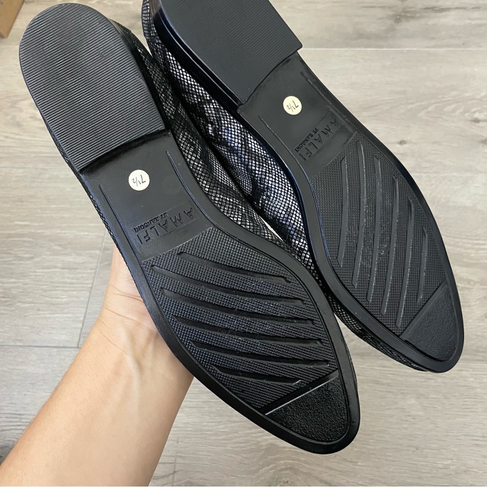 Amalfi by rangoni site black lace loafers flats - Picture 5 of 5